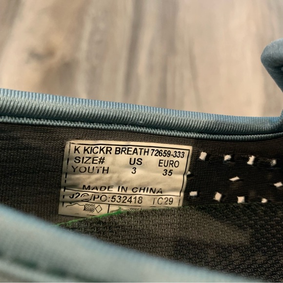 Bogs Kicker Loafer Children’s 3 Green Unisex Shoe Slip On Breathable Boys Girls - Picture 7 of 8